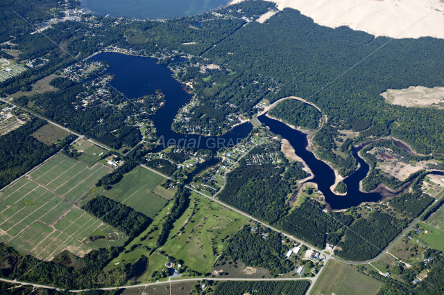 Upper Silver Lake in Oceana County, Michigan